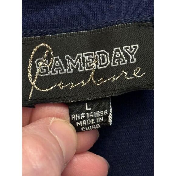 Gameday Couture Womens Size Large Auburn University Tigers Beaded High Neck Tee - Picture 10 of 12